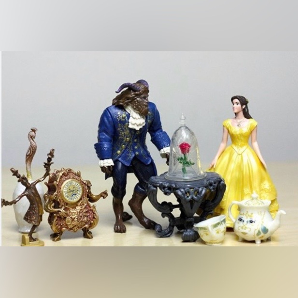 Beauty and the Beast Figurine Set from Disney live action movie